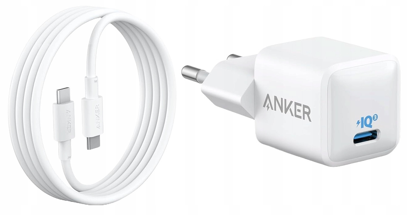 Rychlá Síťová Nabíječka Anker Powerport III Nano B2633 20W Kabel 1,8m