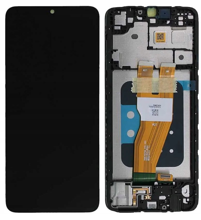 Org LCD displej Samsung Galaxy A05 SM-A055 Černý S Rámečkem