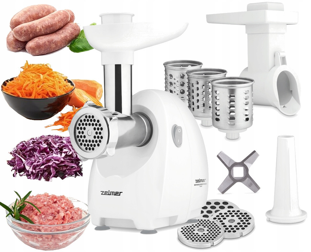 Silný mlýnek na maso kráječ Zelmer ZMM4048