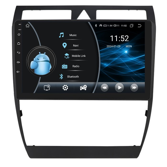 Navigace 2DIN Android Audi A6 S6 RS6 Allroad C5 2/32 Gb Carplay Dsp Lte