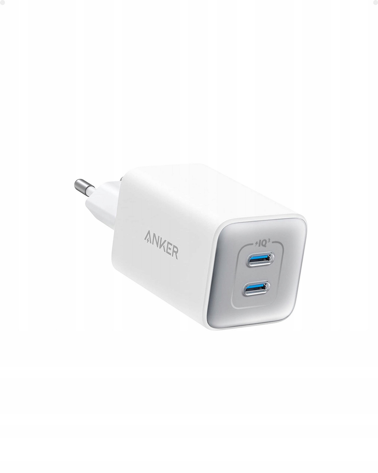 Nabíječka Anker 523 Nano3 GaN 47W Pd Piq 3.0 2xUSB-C Bílá