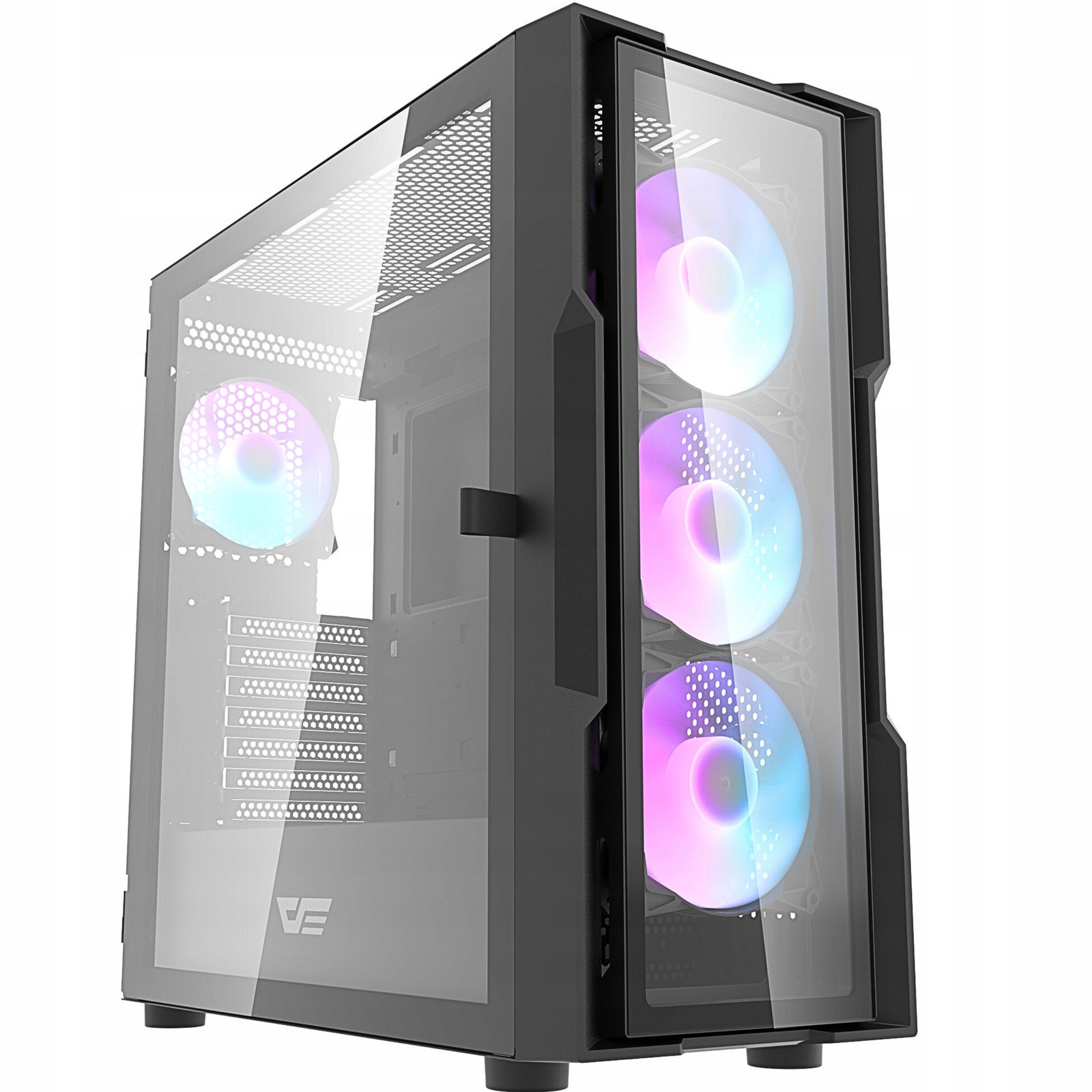 DarkFlash DK431 Glass Počítačová skříň Atx Midi Tower Herní sklep