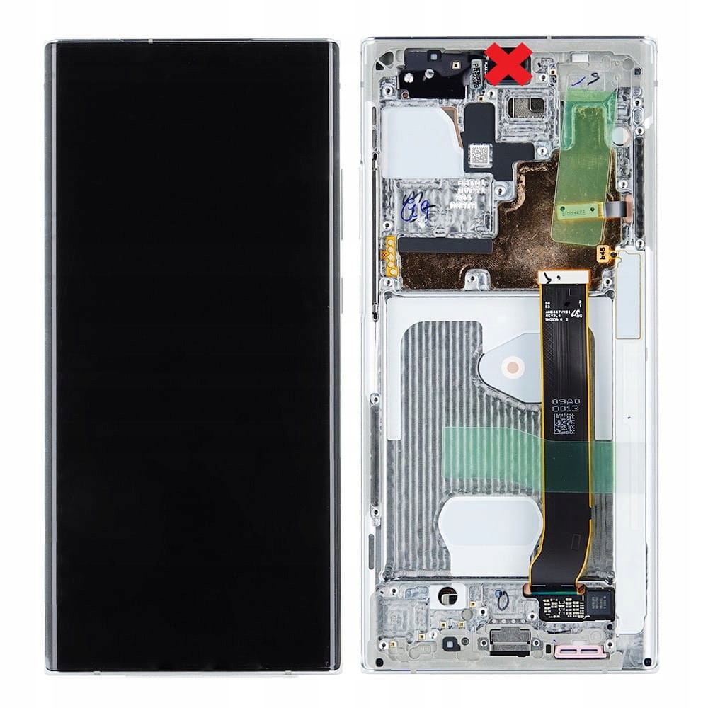 Org LCD displej Samsung Note 20 Ultra N985/986 White S Rámečkem
