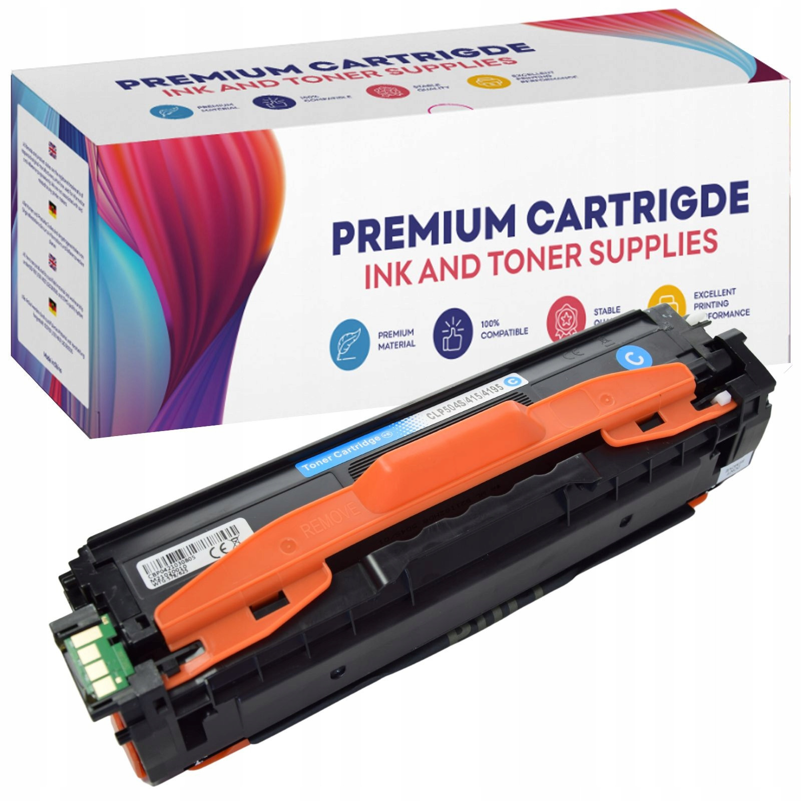 Toner pro Samsung CLT-C504S CLX-4195FN 4195FW Cyan