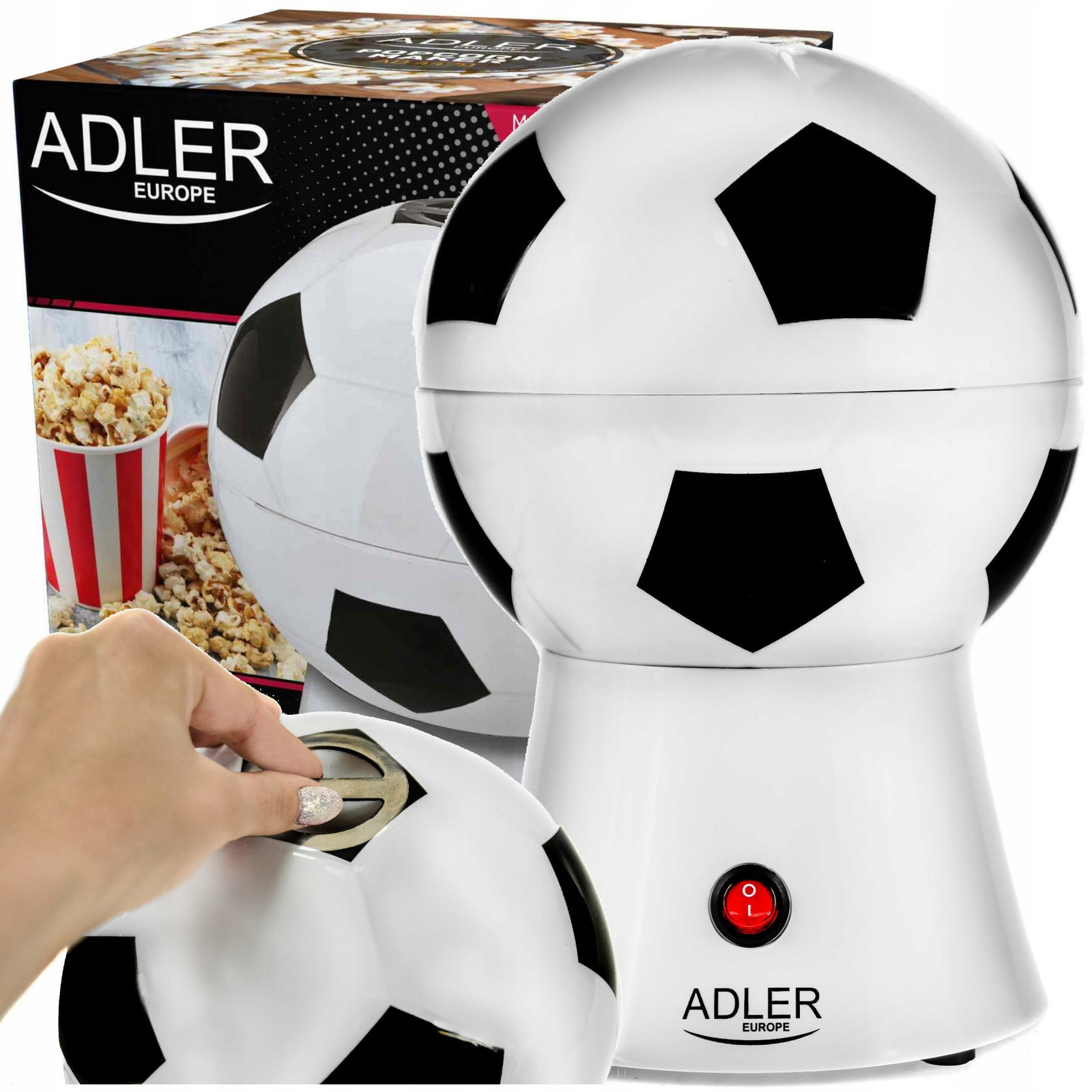 Stroj Automat Na Popcorn Bez Tuku Adler