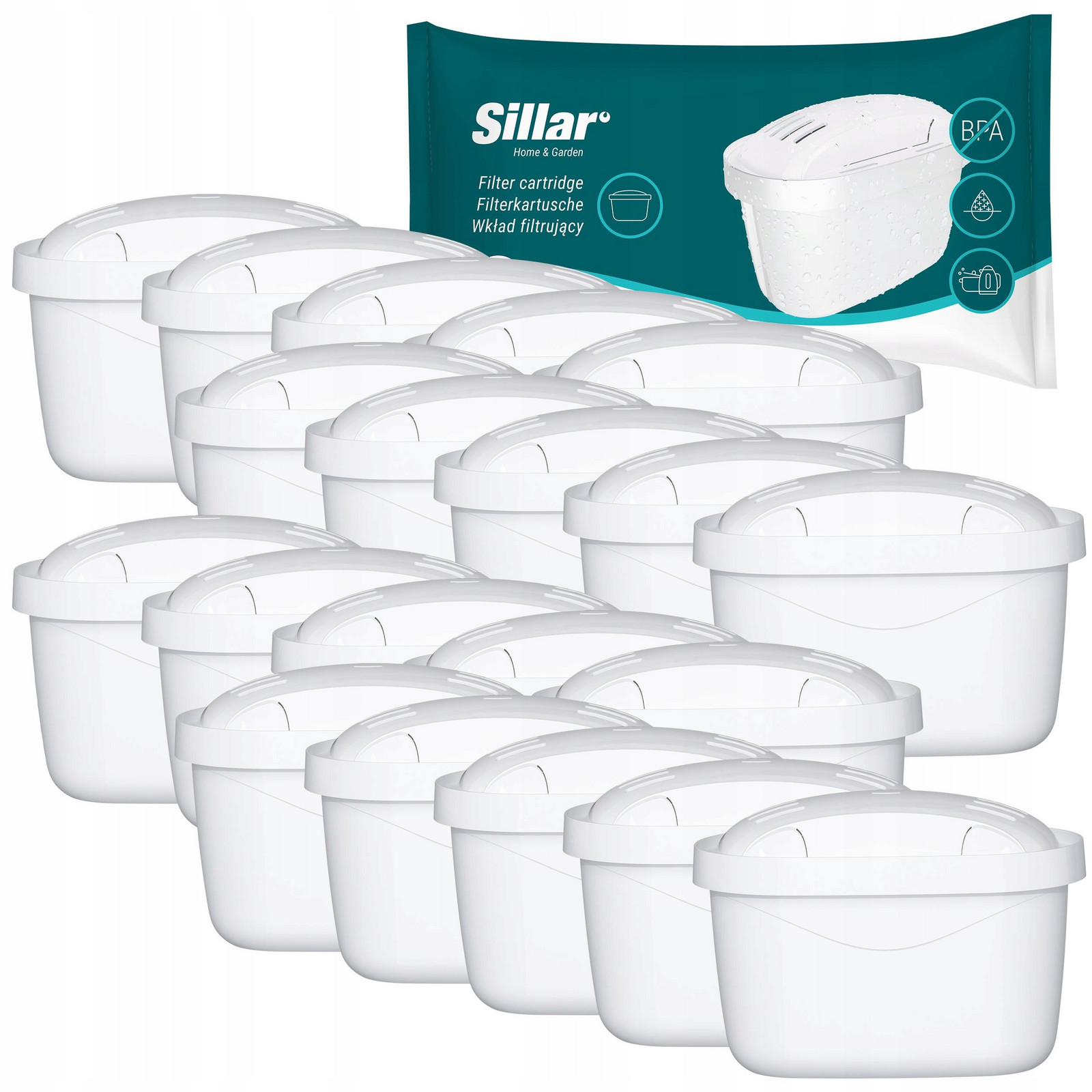 Sillar filtr do filtrační konvice Dafi Brita náhrada 20 kusů