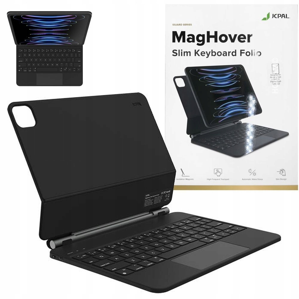 Pouzdro Bluetooth klávesnice Jcpal Magic Keyboard pro Apple iPad Pro 11 Air 5