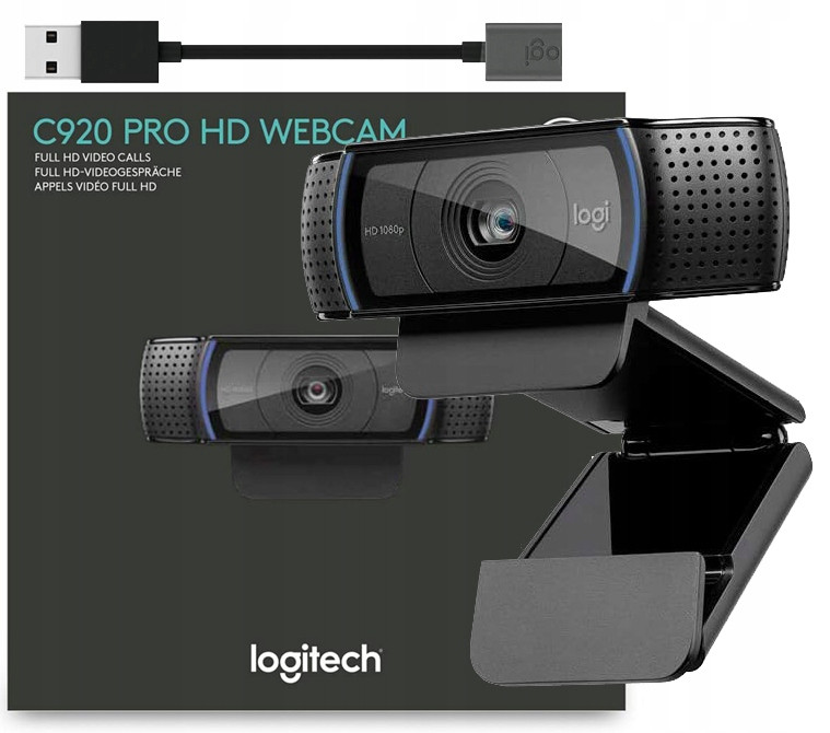 Webová Kamera Logitech C920 Pro Full Hd 1080p S Detekcí Pohybu