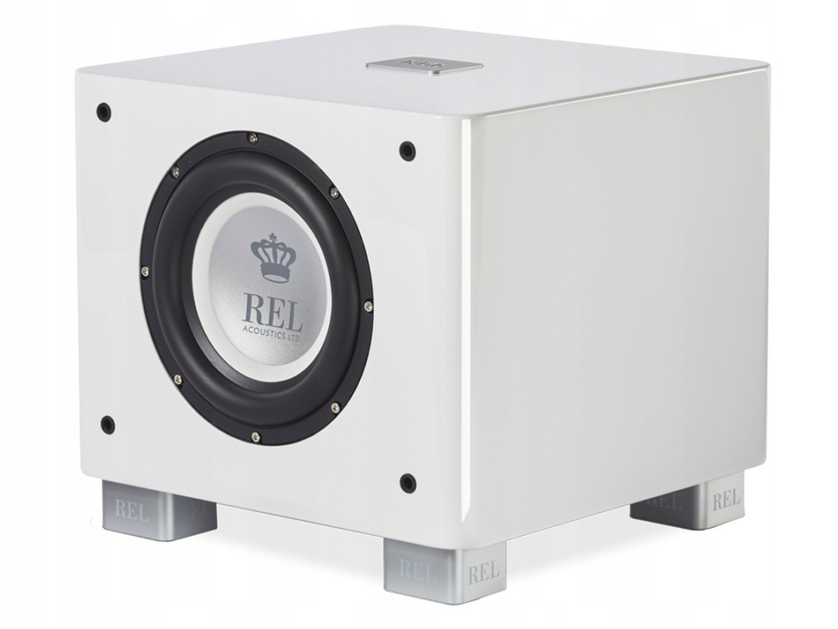 Rel T/7x Hi-Fi subwoofer s pasivní membránou Bílý