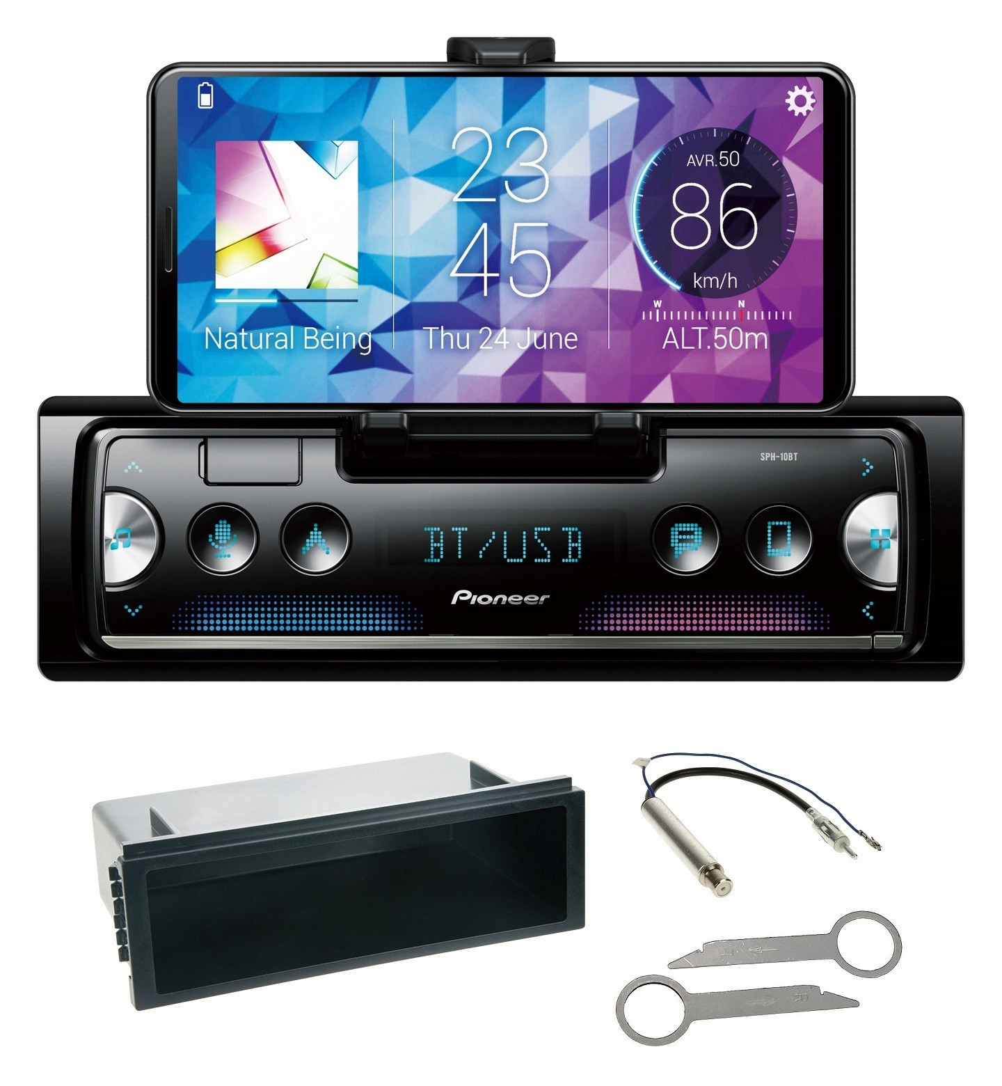 Pioneer SPH-10BT Rádio Bluetooth Vw Passat B5 Bora