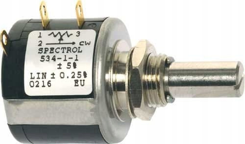 SPEC2k Axiální potenciometr 2K 2W víceotáčkový (10 ot.) Spectrol 534