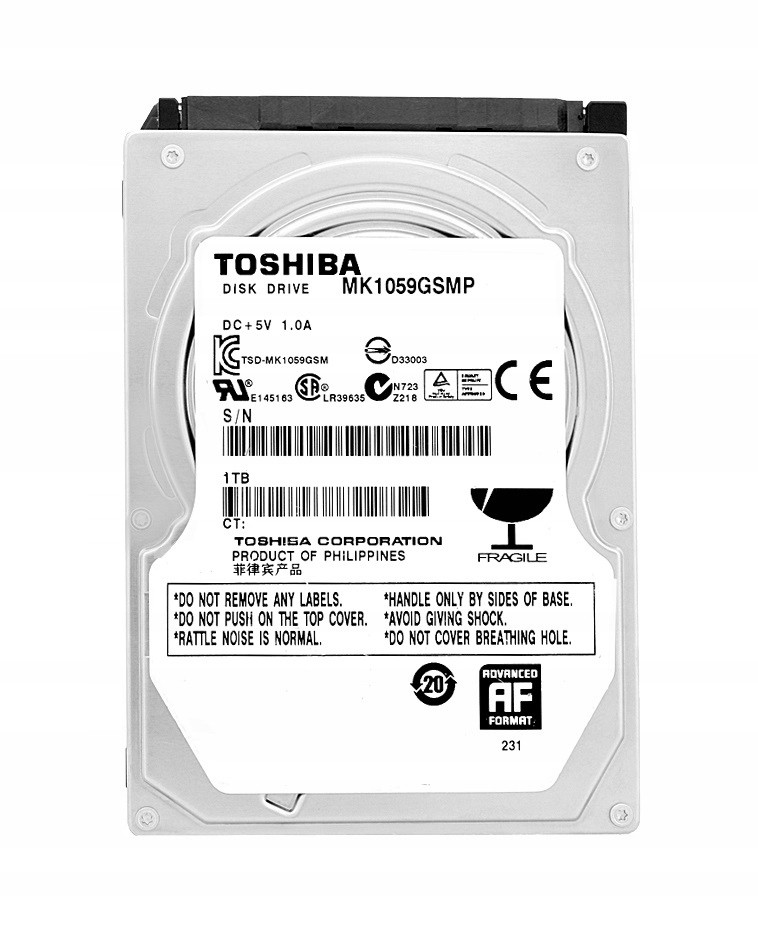 Pevný Disk Toshiba MK1059GSMP 2,5