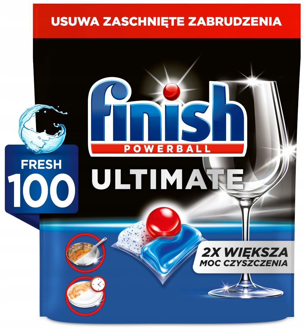 Finish Kapsle do myčky Ultimate All in One 100 kusů