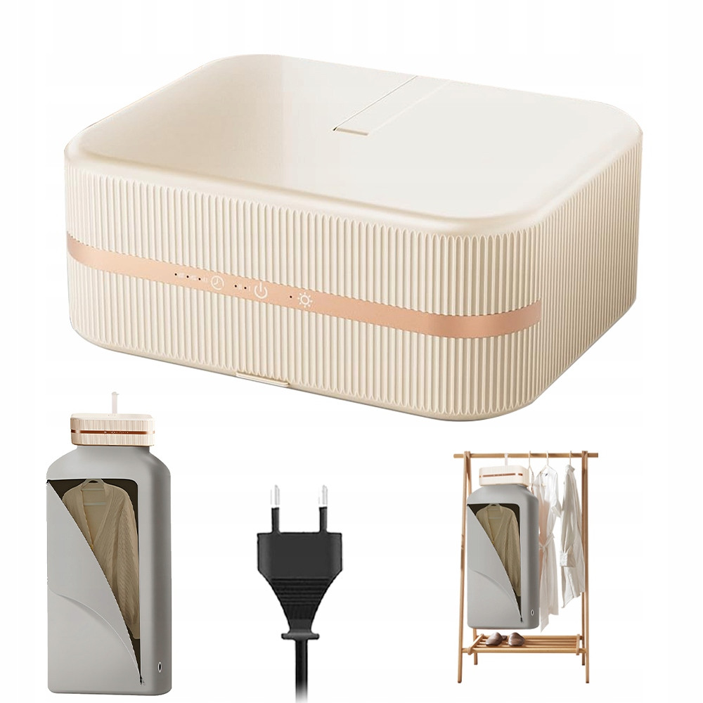 Sušák Elektrická Na Oblečení Rychleschnoucí Uv Sterilizace Časovač 600W 220V