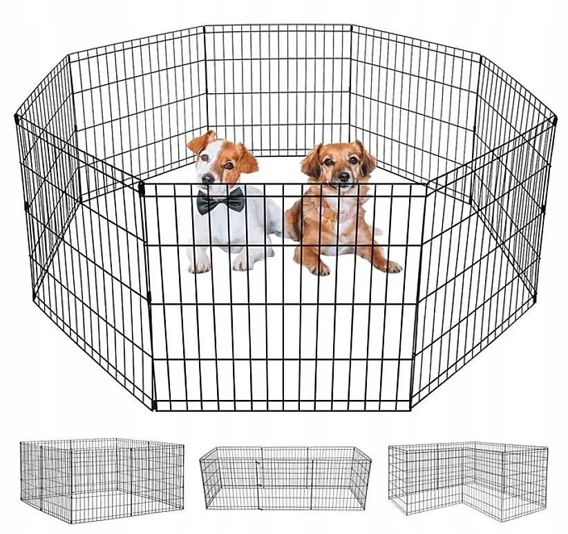 Modulární klec Kotec Pro Psa Kočku Králíka Výběh 61 X 61 cm