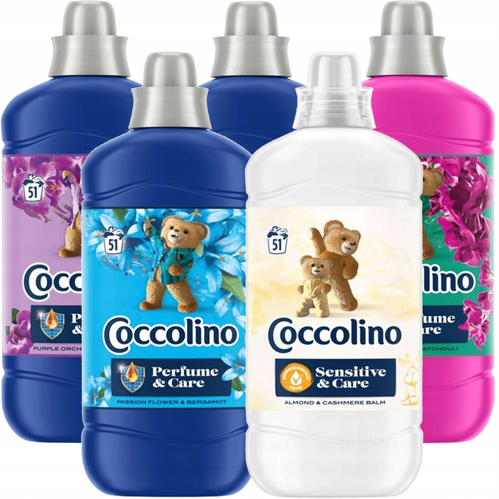 Coccolino Creations Water Lily & Blueberries set 1,275 l x 5 MIX 6,375 l