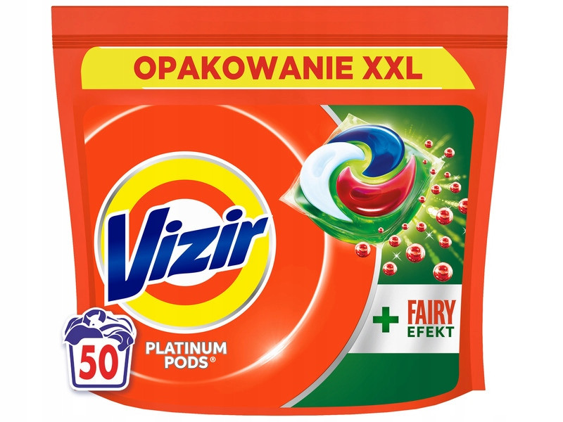 Vizir Platinum Pods Fairy Effect Kapsle na praní, 50 praní