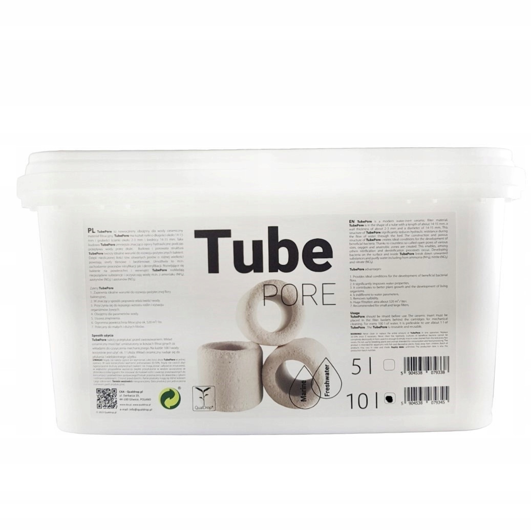 QualDrop TubePore 10L Keramická filtrační patrona