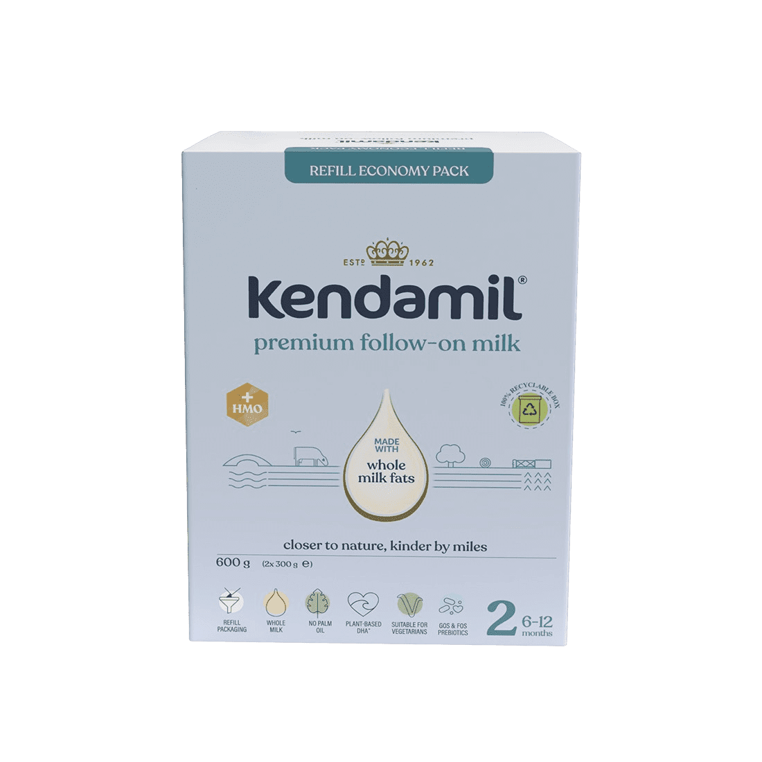 KENDAMIL Premium 2 HMO+ 600 g