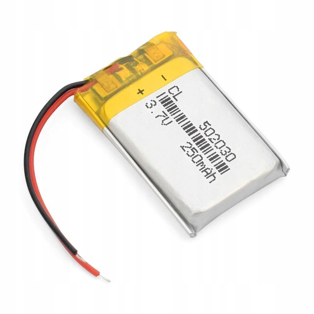 Akumulátor lithium-polymerová 3,7 V 250mAh 100 ks