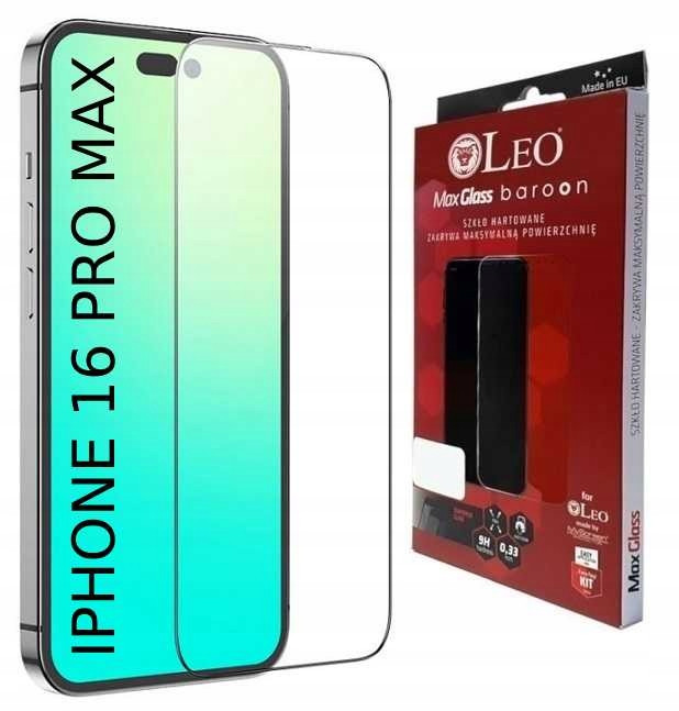 Tvrzené Sklo 9H pro Apple Iphone 16 Pro Max Rychlé Ochranné Leo Max Glass