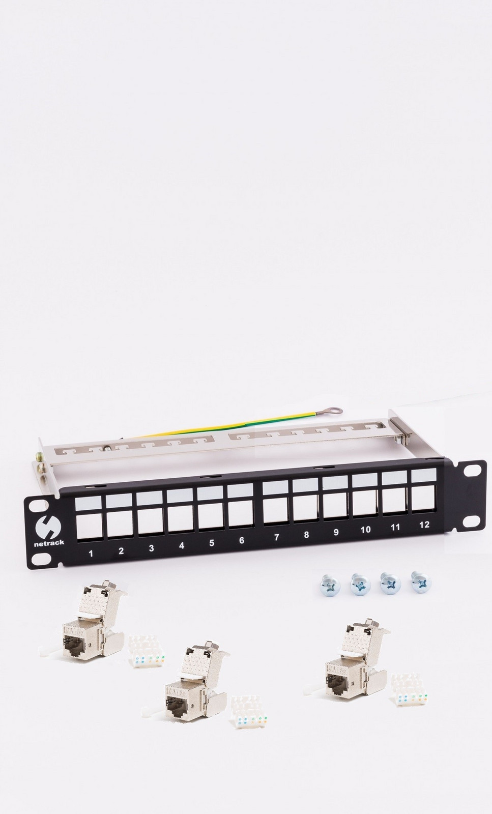 Patch panel keystone Rack 10