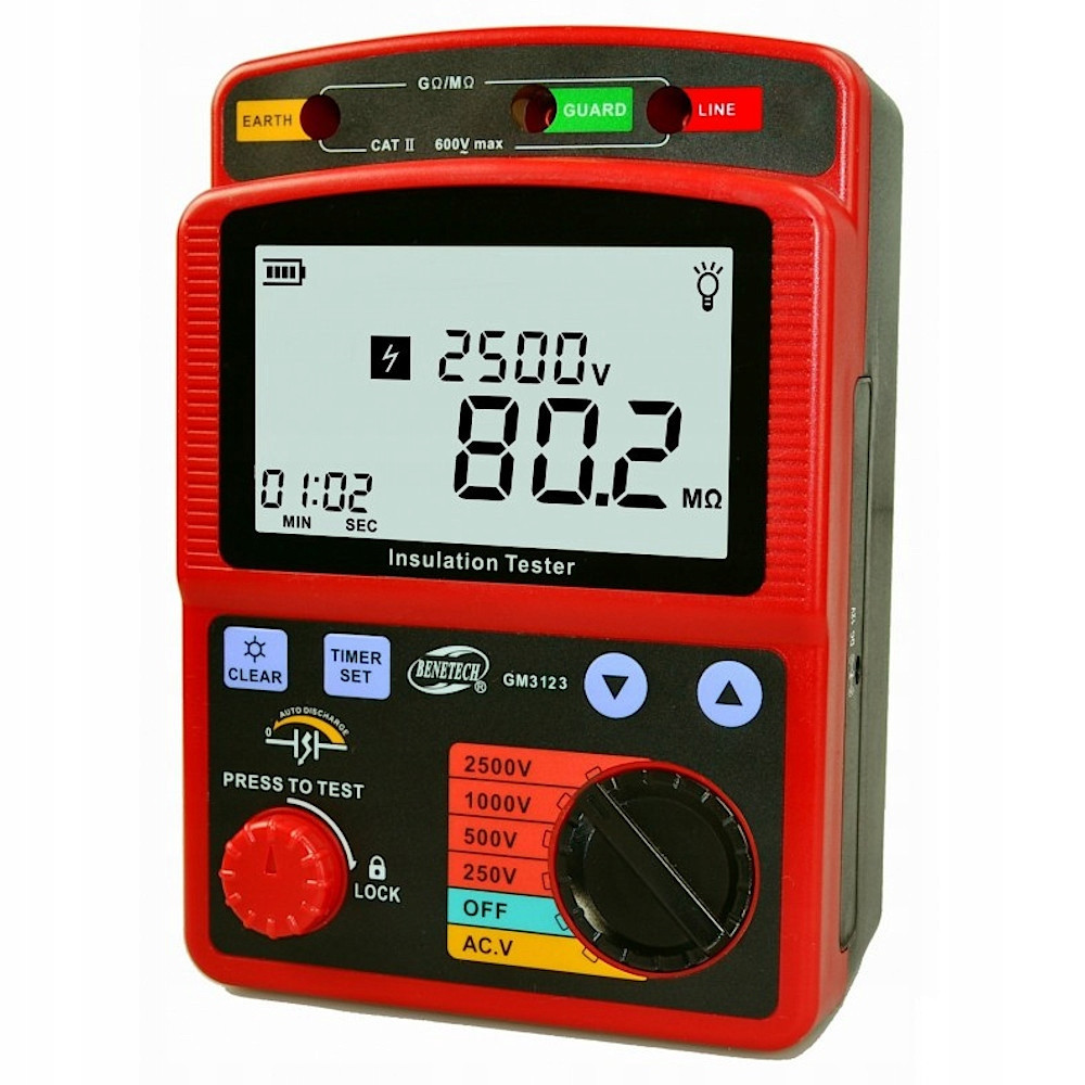 Měřič vysokonapěťového odporu GM3123