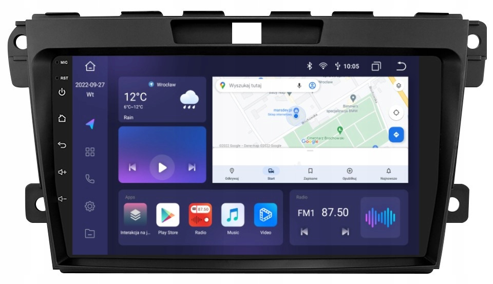 Rádio 2DIN Navigace Android Mazda CX-7 CX7 3/32 Gb Dsp Carplay