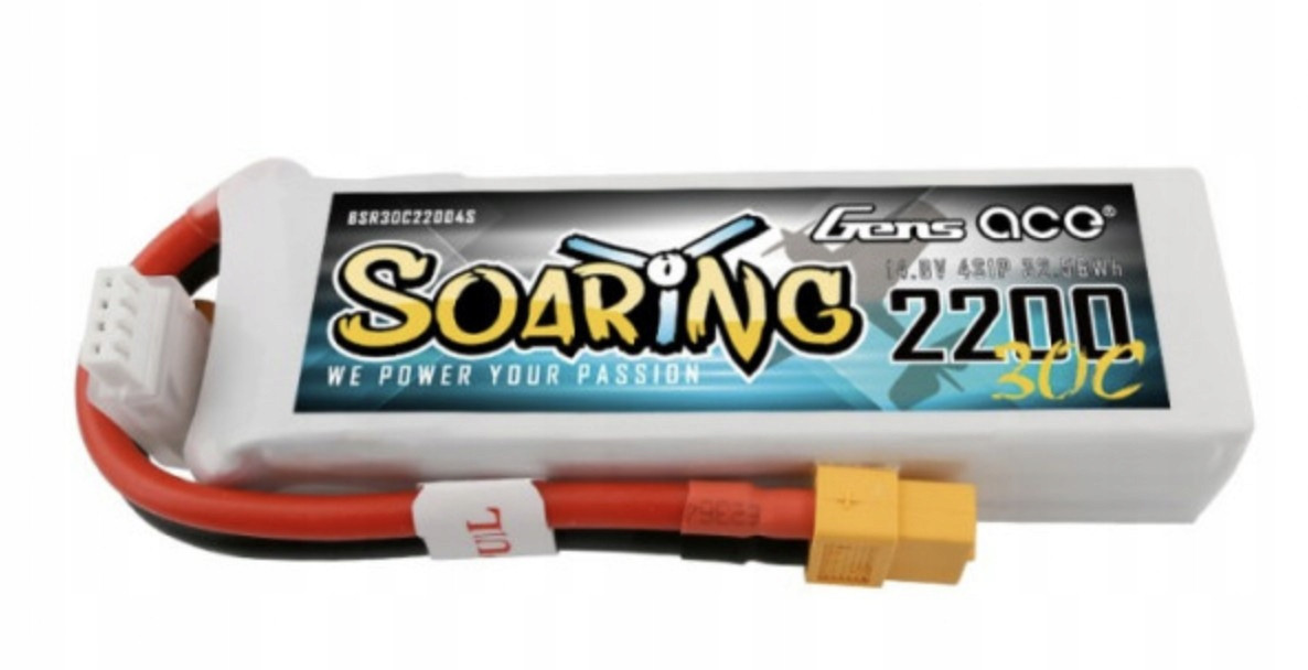 2200mAh 14,8V 30C Soaring Gens Ace