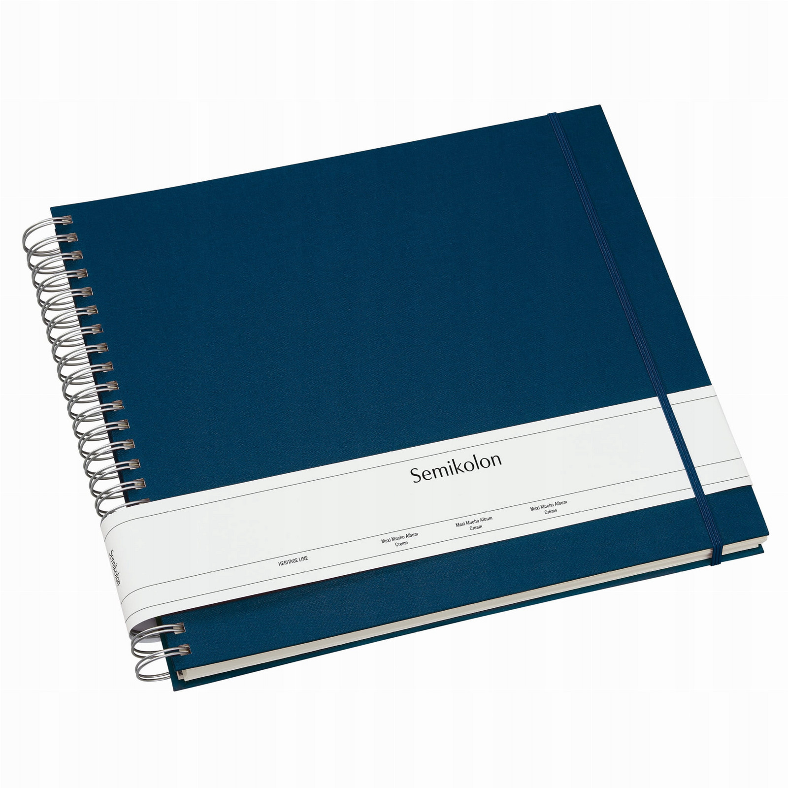 Album Semikolon Maxi Mucho, krémové kartičky, tmavě modrá
