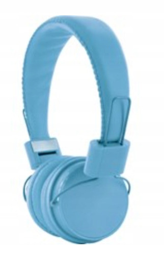 Sluchátka přes uši Drátová Modrá