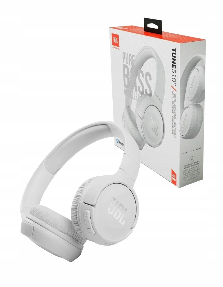 Sluchátka Přes Uši Jbl Tune 510BT Bílá White