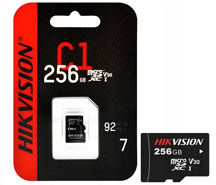 Paměťová karta microSD Hikvision HS-TF-C1 256GB