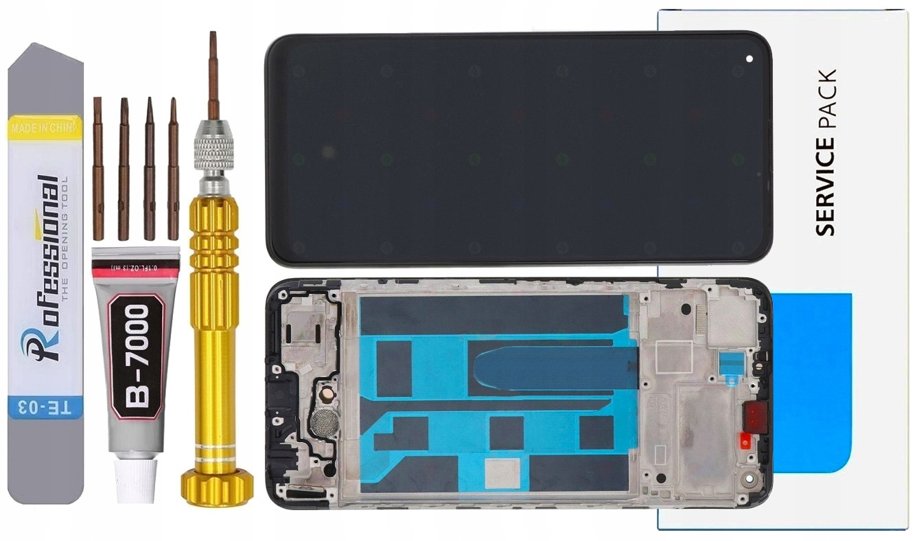 Displej Pro Realme 8 RMX3085 Originál LCD Obrazovka +rámeček