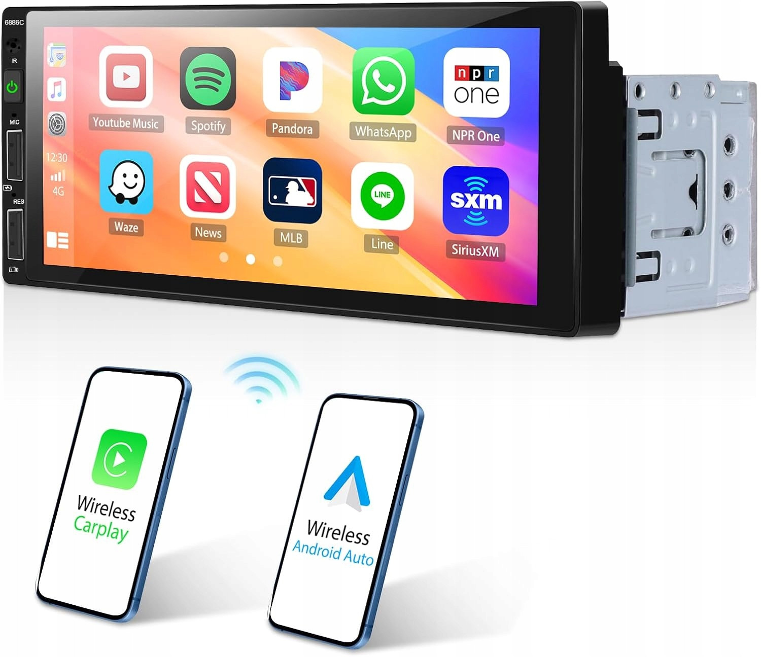 Camecho Dotykové autorádio s 6,86