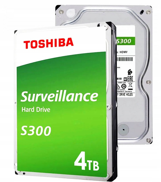 Pevný disk Toshiba S300 Surveillance 4TB Sata III 3,5