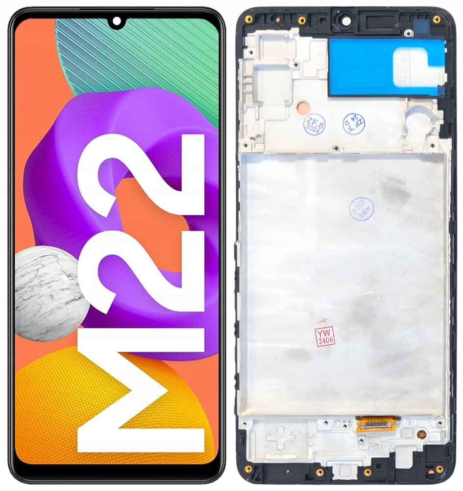 LCD Displej Pro Samsung Galaxy M22 4G Oled Rámeček SM-M225FV