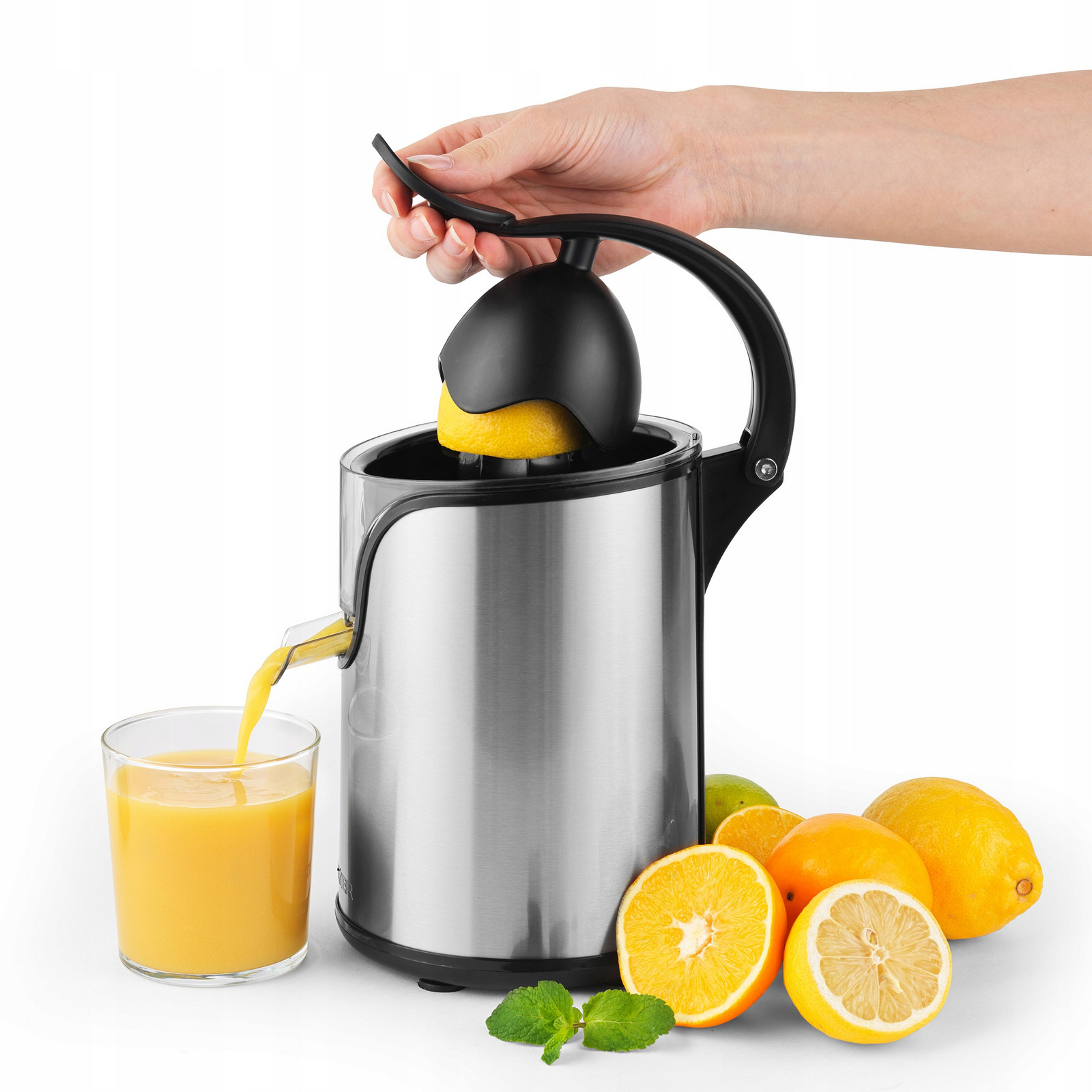 Petra Lis na citrusy zeleniny elektrický stříbrný/šedý 100 W