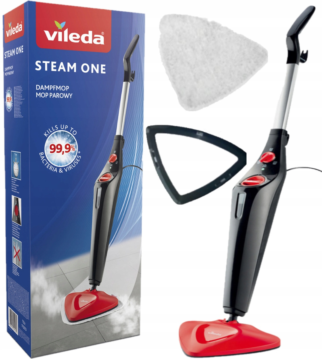 Parní Mop Steam One Elektrický 1550 v kazetě Vileda silný Univerzální