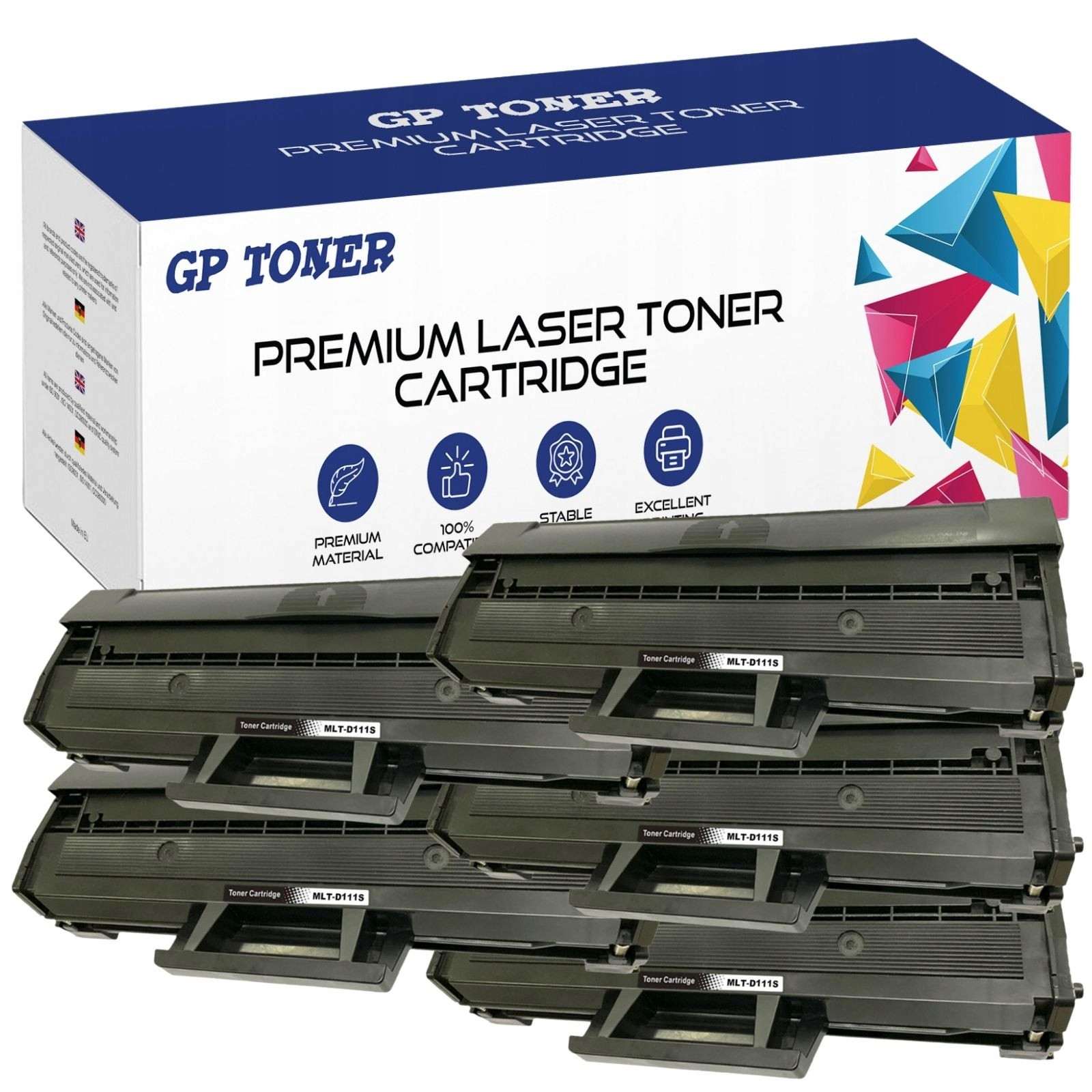 5x Toner pro Samsung MLT-D111S Xpress M2070 M2070W M2026W M2026 M2020 M2020