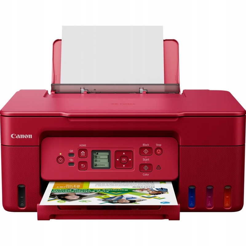 Inkoustová multifunkční tiskárna barva Canon Pixma G3470 Red (5805C049)