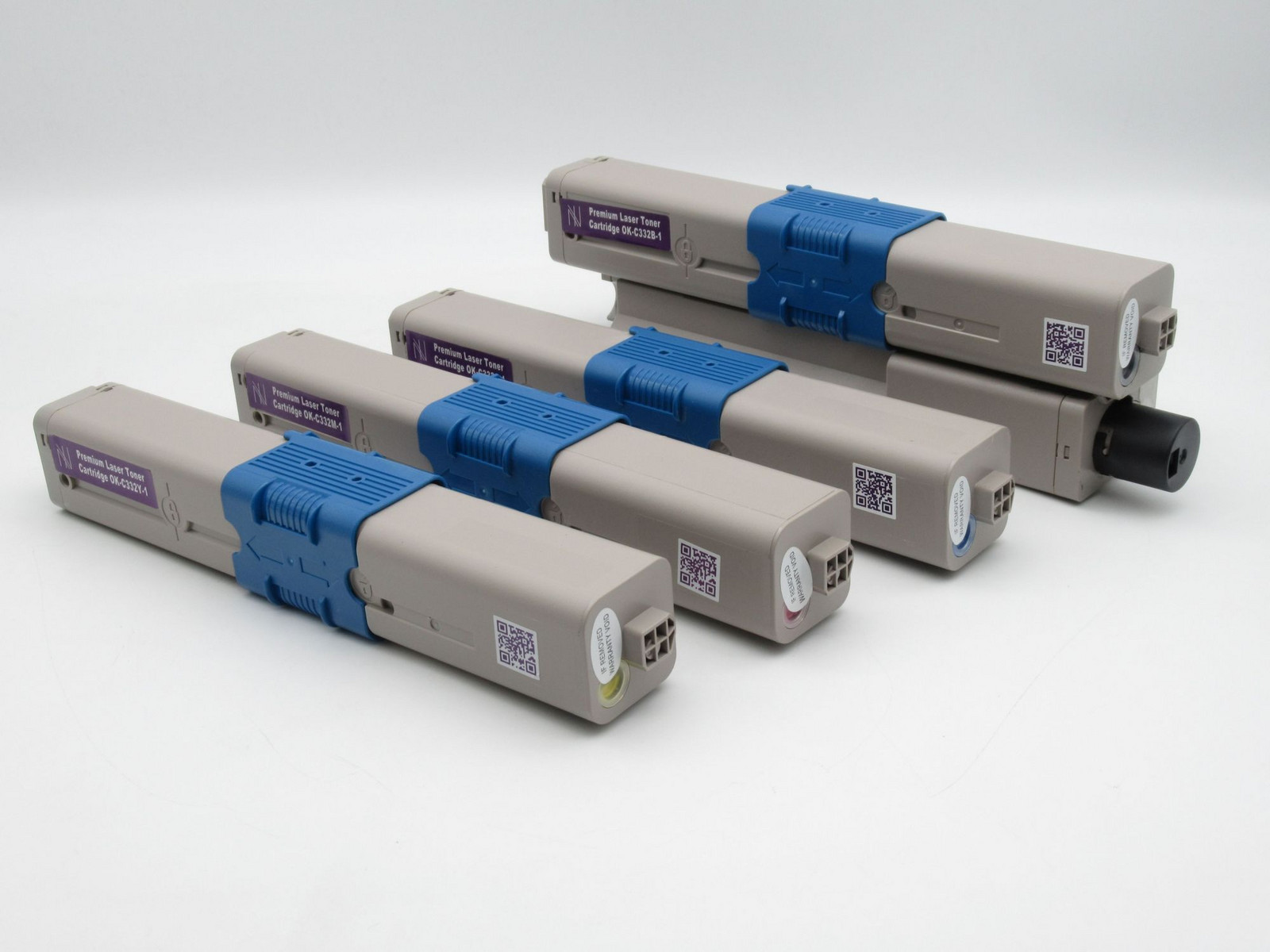 4x Toner Pro Oki C332 C332DN MC363 MC363DN 46508712 Sada Cmyk 4 Kusů