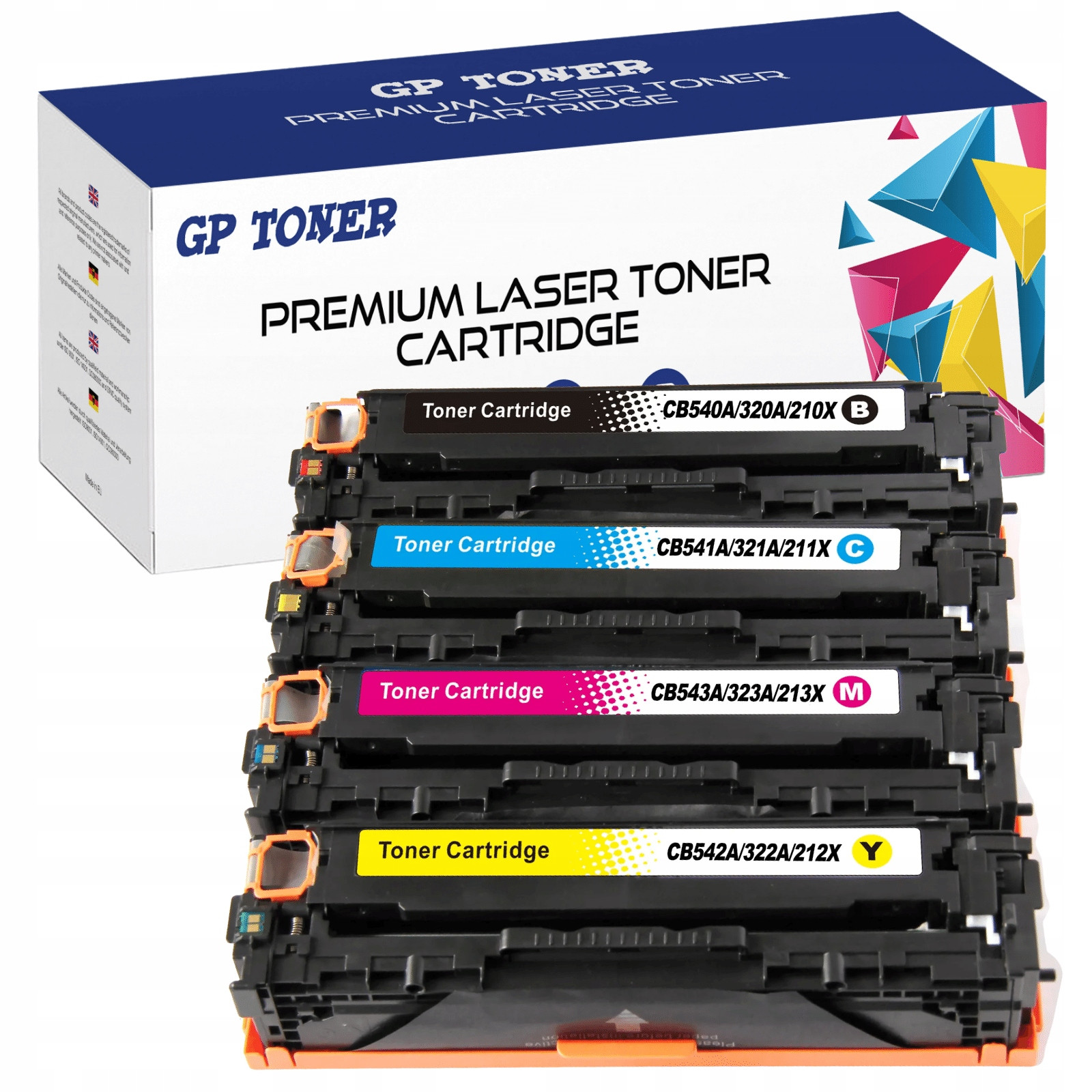 4 Toner pro Hp Color Laserjet CM1312MFP CM1312NFI CP1210 CP1215N CP1217 125A