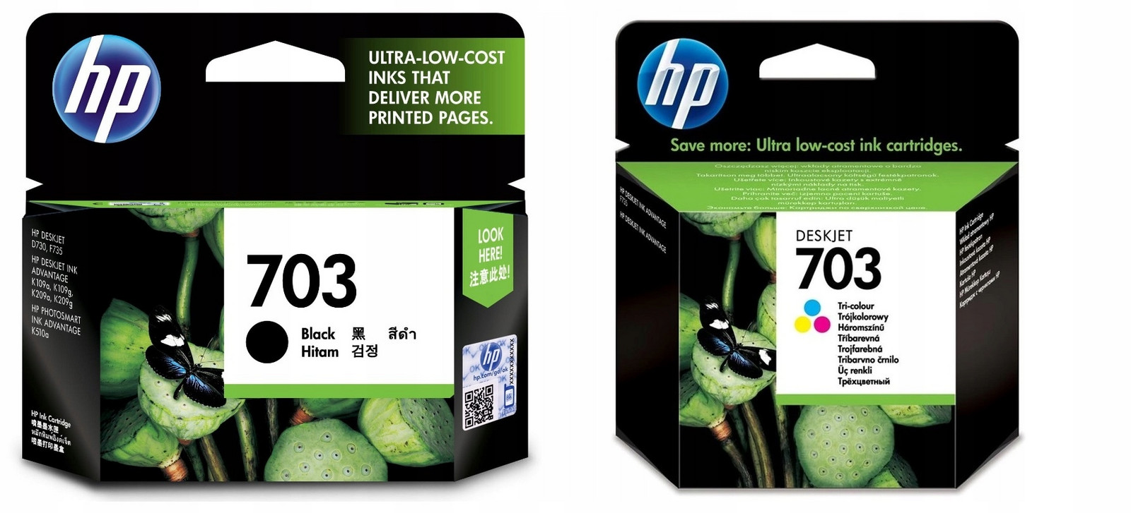 Originální inkoust Hp 703 CD887AE černý pro Hp D730 F735 K209A K510A