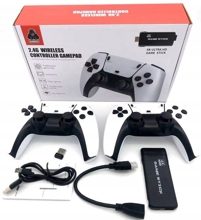 Retro Konzole Tv Hra Televizní Game 2 Bezdrátové Pady 20000 Her
