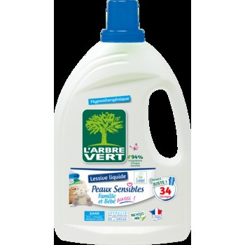 L'arbre Vert 1,53l Sensitive Skins 33 Laundry Gel gel