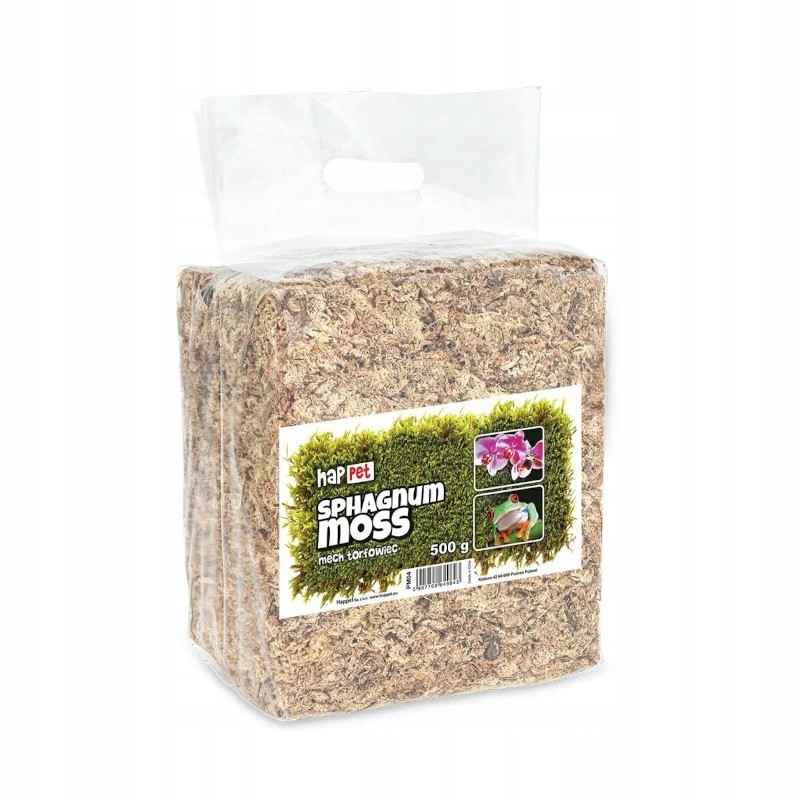 Mech rašelinový Sphagnum moss 0,5kg Happet