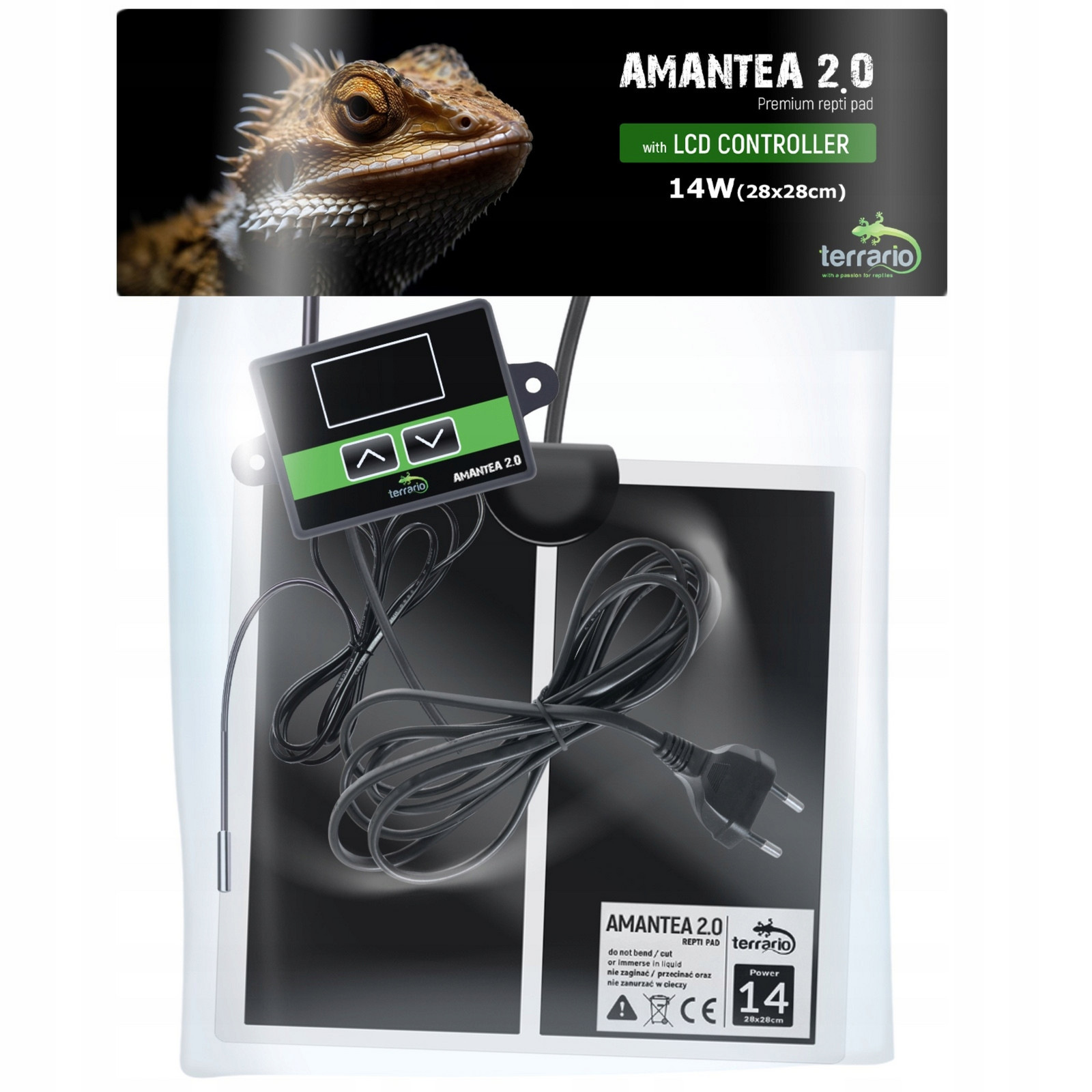 Terrario Amantea 2.0 14W vyhřívací podložka s termostatem