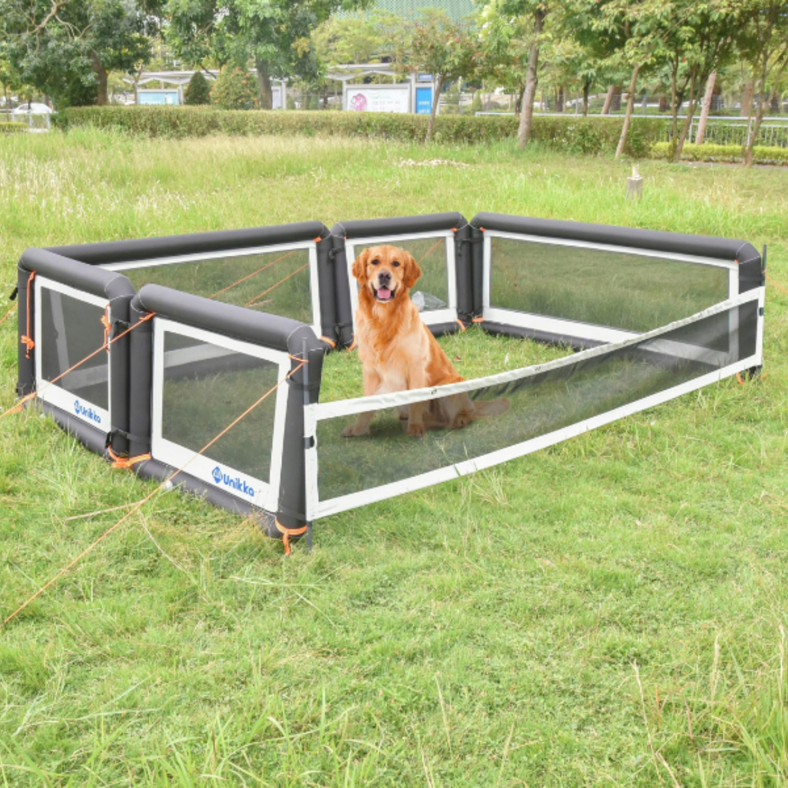 Unikka Oplocení pro psa Nafukovací pro zvířata Děti Kempování