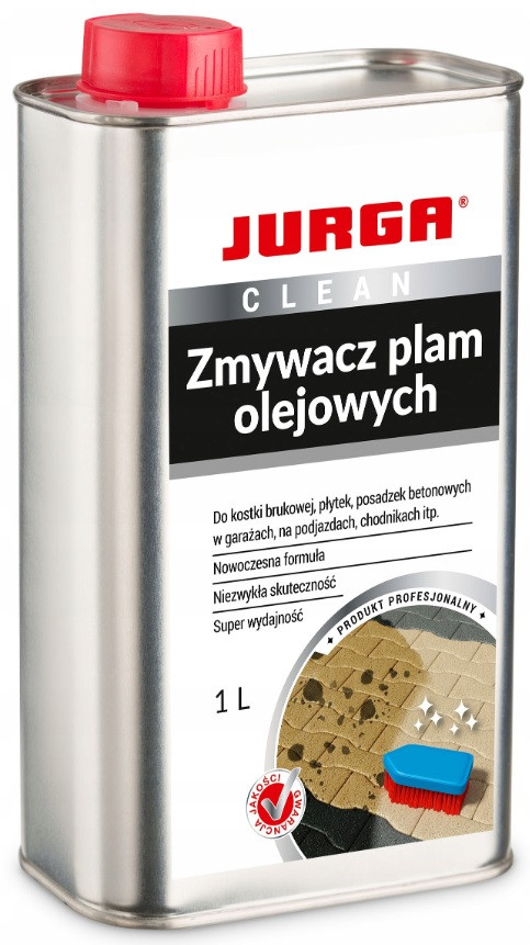 Jurga Clean Odstraňovač Olejových Skvrn Odstraňuje Olej Z Dlažebních Kostek 1L